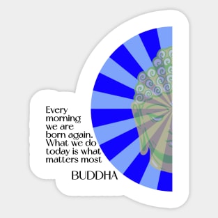 Buddha says... Sticker